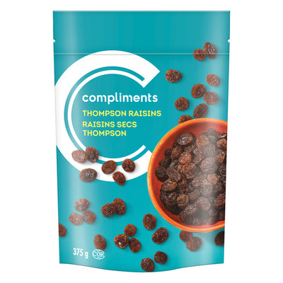 Compliments Thompson Raisins, 375 g