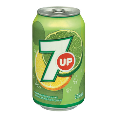 7UP Soda, 355 mL