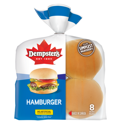 Dempster's Hamburger Buns, 8 ct