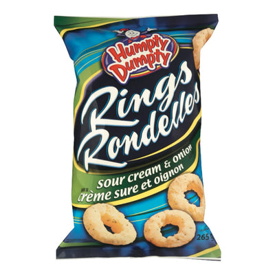 Humpty Dumpty Rings Rondelles Sour Cream & Onion, 265 g