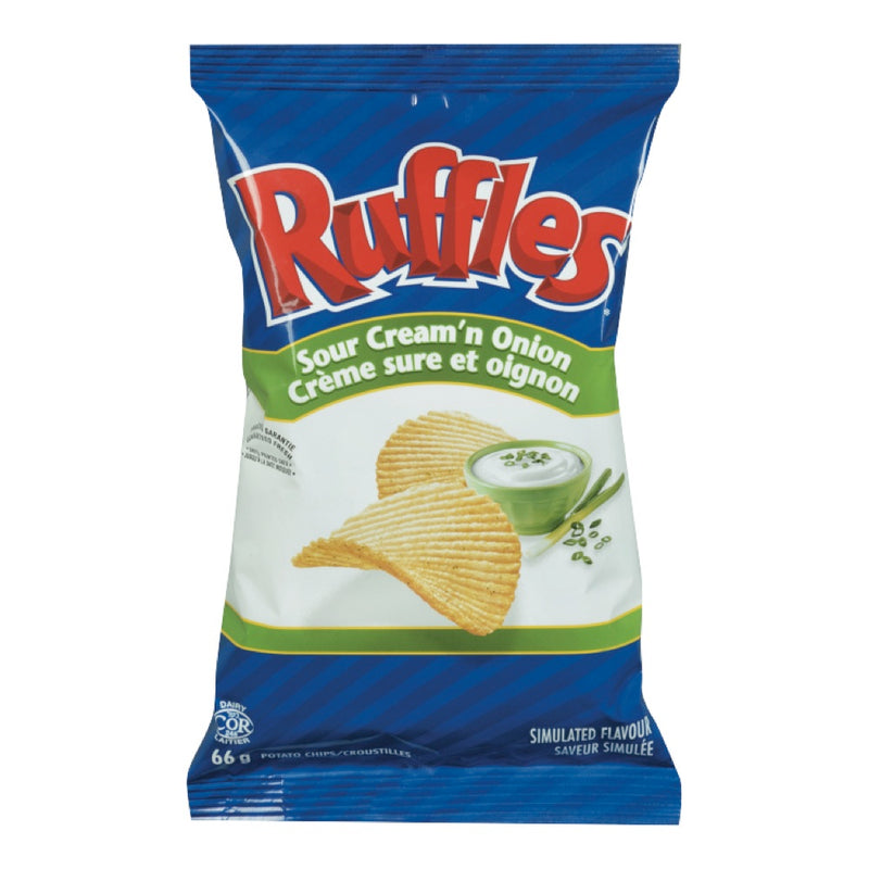 Ruffles Sour Cream'n Onion, 66 g