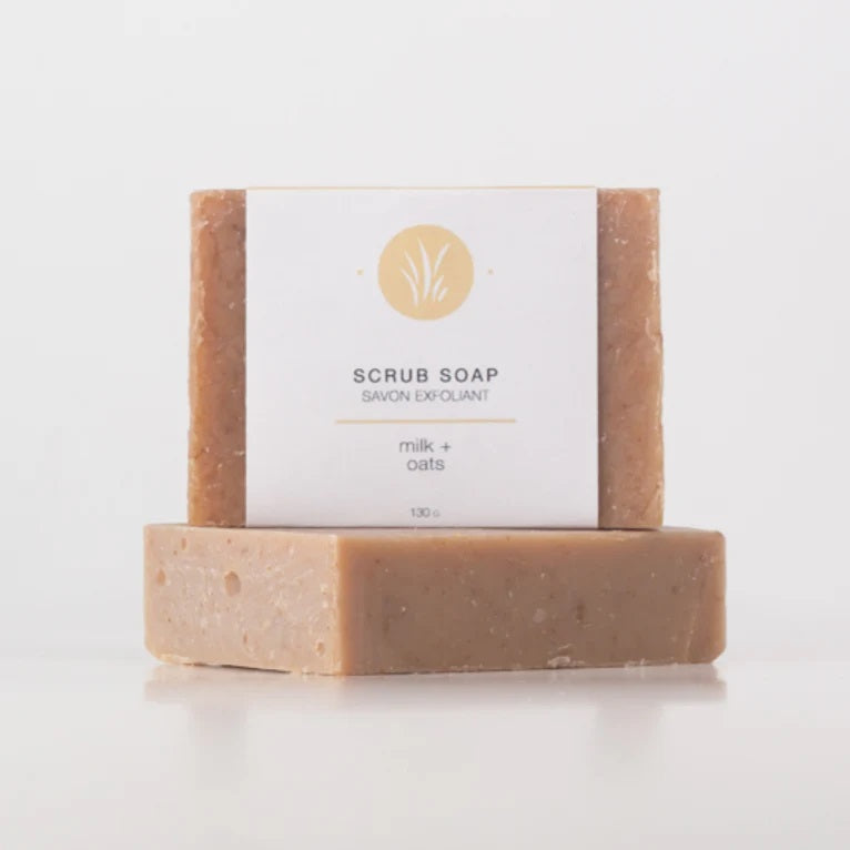Scrub Milk + Oats Soap, 1 ct