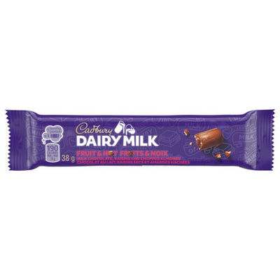 Cadbury Fruit & Nut Bar 42g 3 g