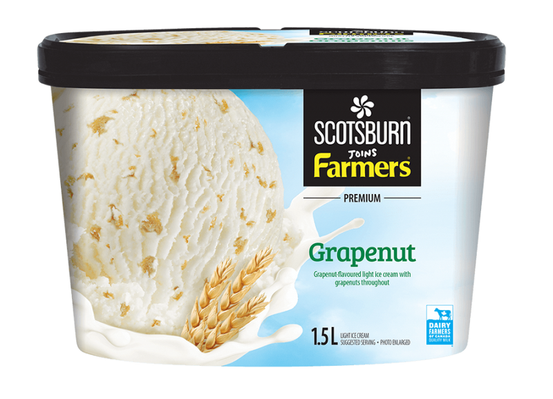 Scotsburn Joins Farmers Grapenut Ice Cream, 135 l