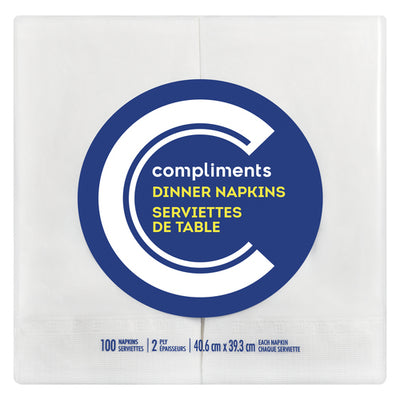 Compliments Premium Dinner Napkins, 100 ct