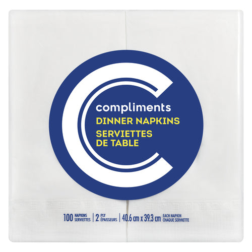 Compliments Premium Dinner Napkins, 100 ct