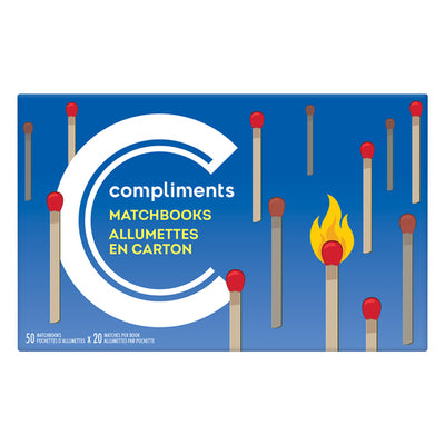 Compliments Matchbooks, 50 ct