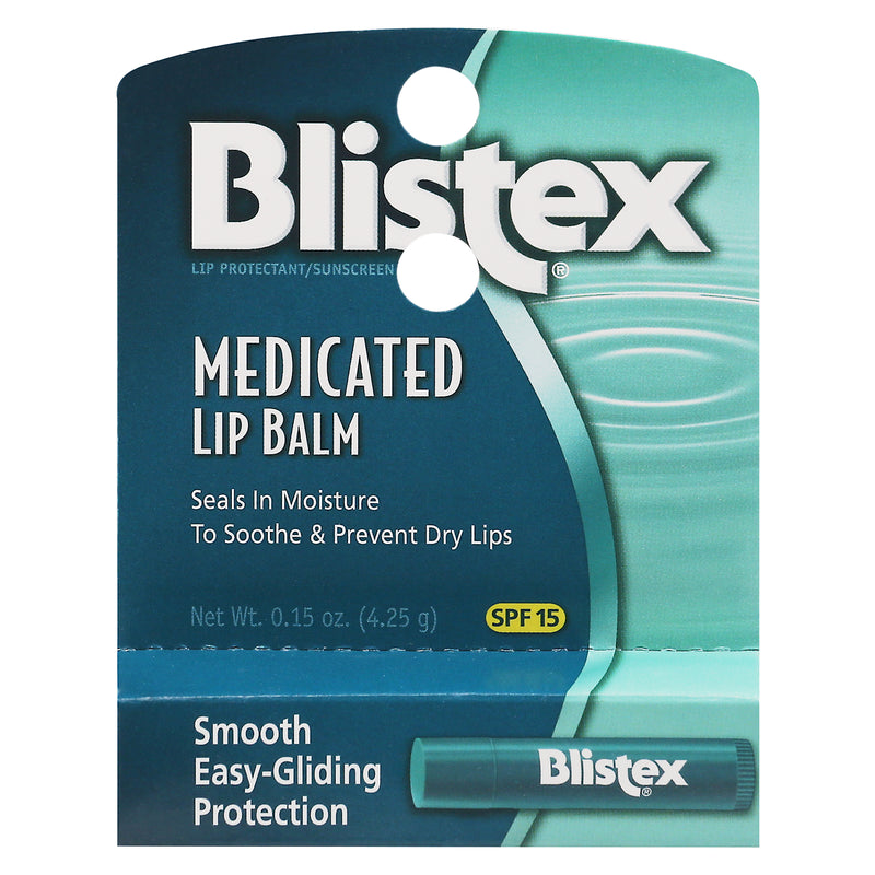 Blistex Medicated Lip Balm Spf 15 Lip Protectant, 4 g