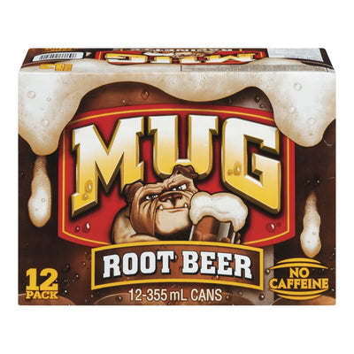 Mug Root Beer Soda, 355 mL, 12 ct
