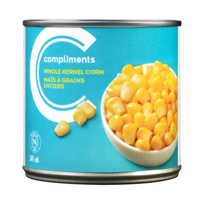 Compliments Whole Kernel Corn, 341 mL