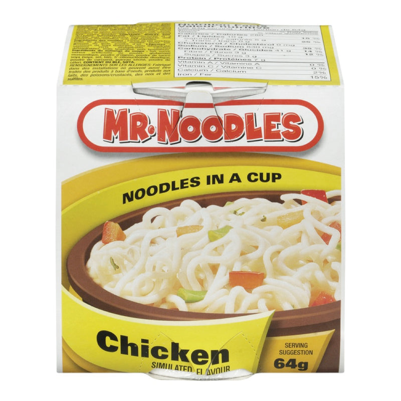Mr.Noodles Chicken Noodles In A Cup, 64 g