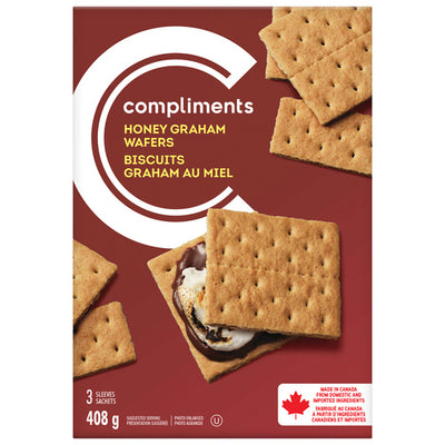 Compliments Honey Graham Wafers, 408 g