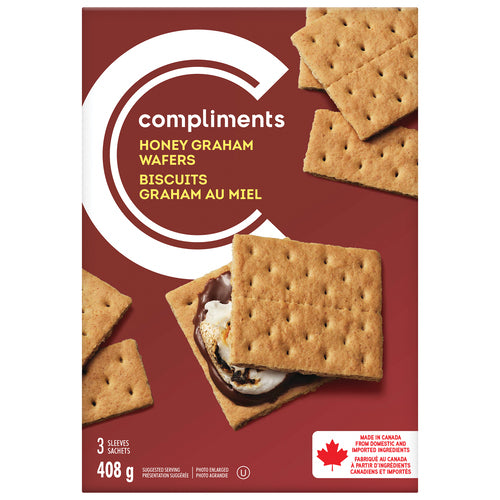 Compliments Honey Graham Wafers, 408 g