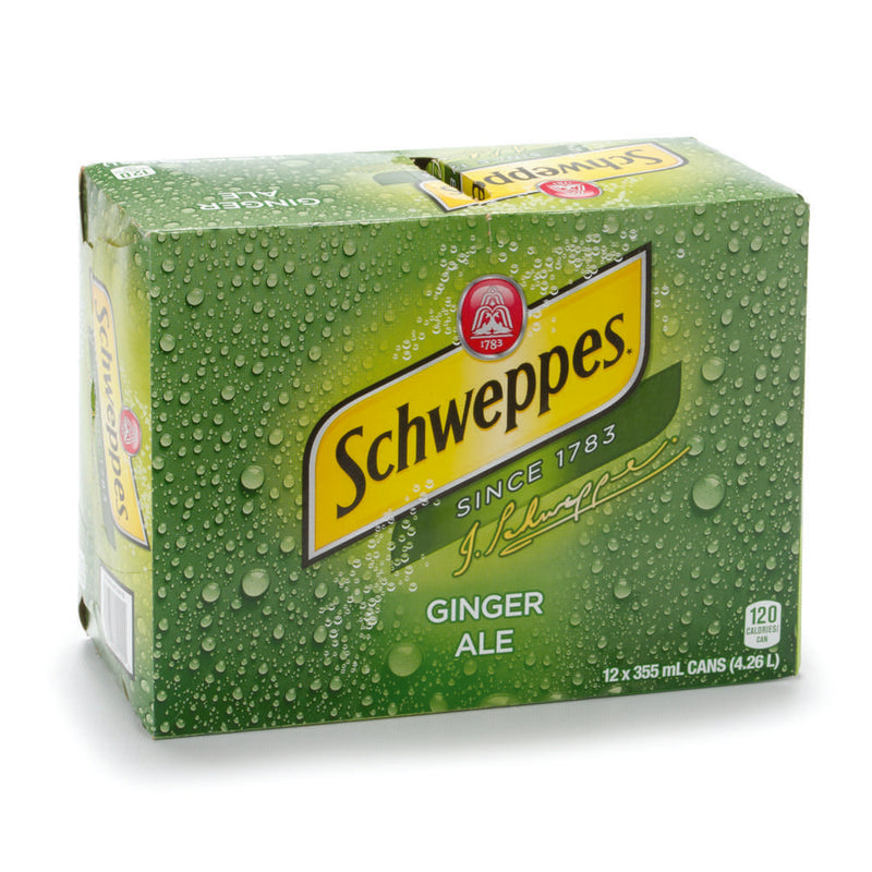Schweepes Ginger Ale, 12 cans