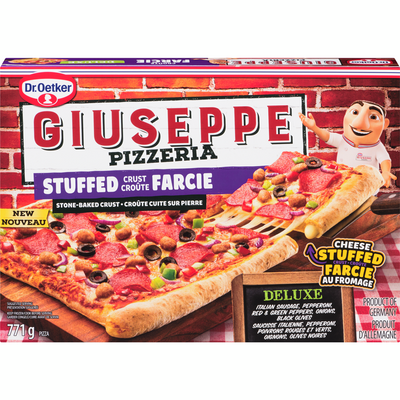 Giuseppe Pizzeria Cheese Stuffed Crust Deluxe Pizza, 771 g