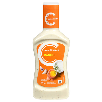 Compliments Ranch Dressing, 475 mL