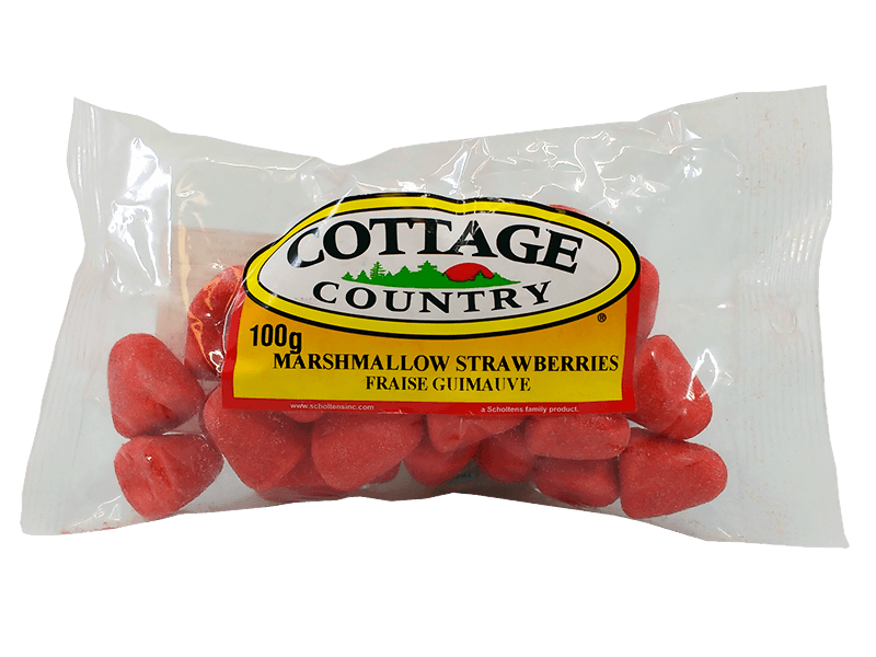 Cottage Country Marshmallow Strawberries, 100 g