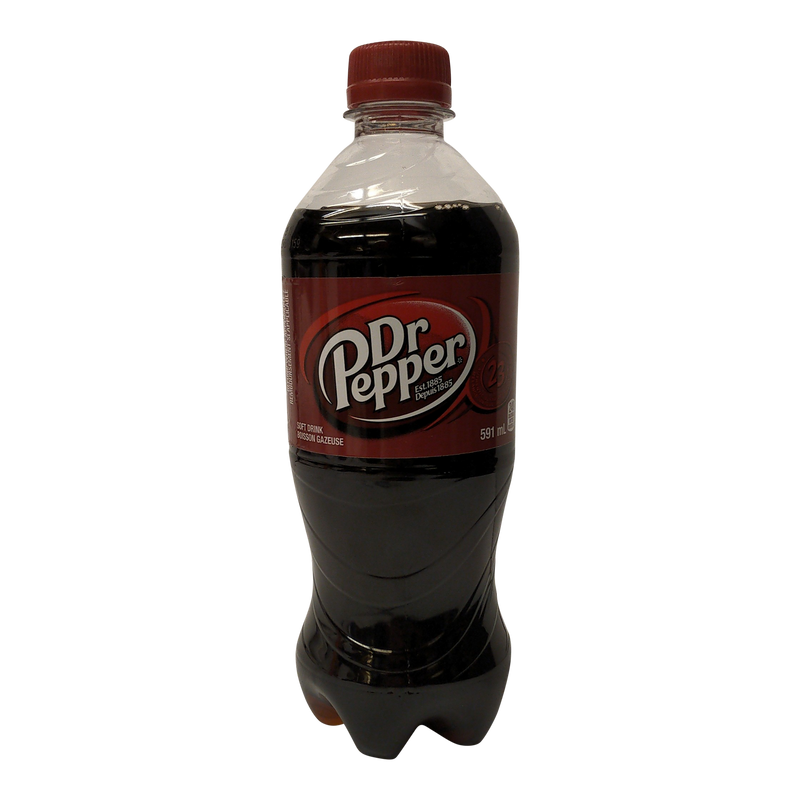 Dr Pepper Soda, 591 mL