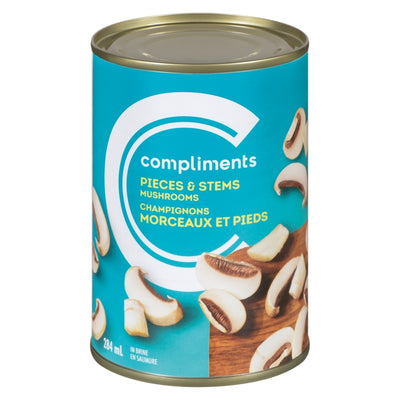 Compliments Pieces & Stems Mushrooms, 284 mL