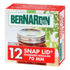 Bernardin 12 Standard 70 mm Snap Lids, 1 ct