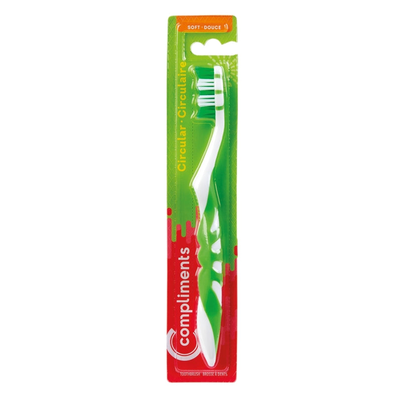 Compliments Soft Circular Toothbrush, 1 ct