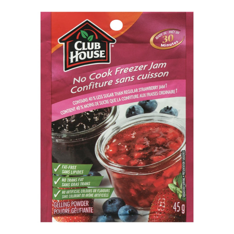 Club House Strawberry Jam Gelling Powder, 45 g