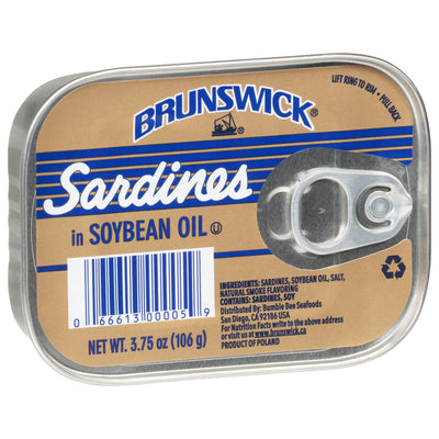 Brunswick in Soybean Oil Sardines, 106 g