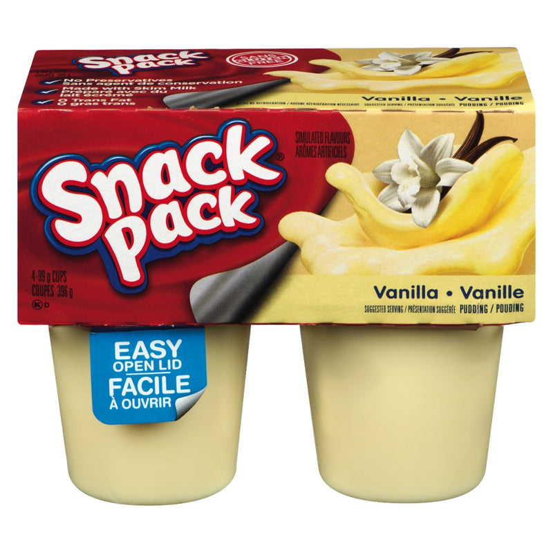 Snack Pack Vanilla Pudding, 2 ct