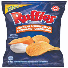 Ruffles Chddr & SC  66g