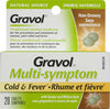 Gravol Multi-Symptom Cold & Fever Tablets, 20 ct