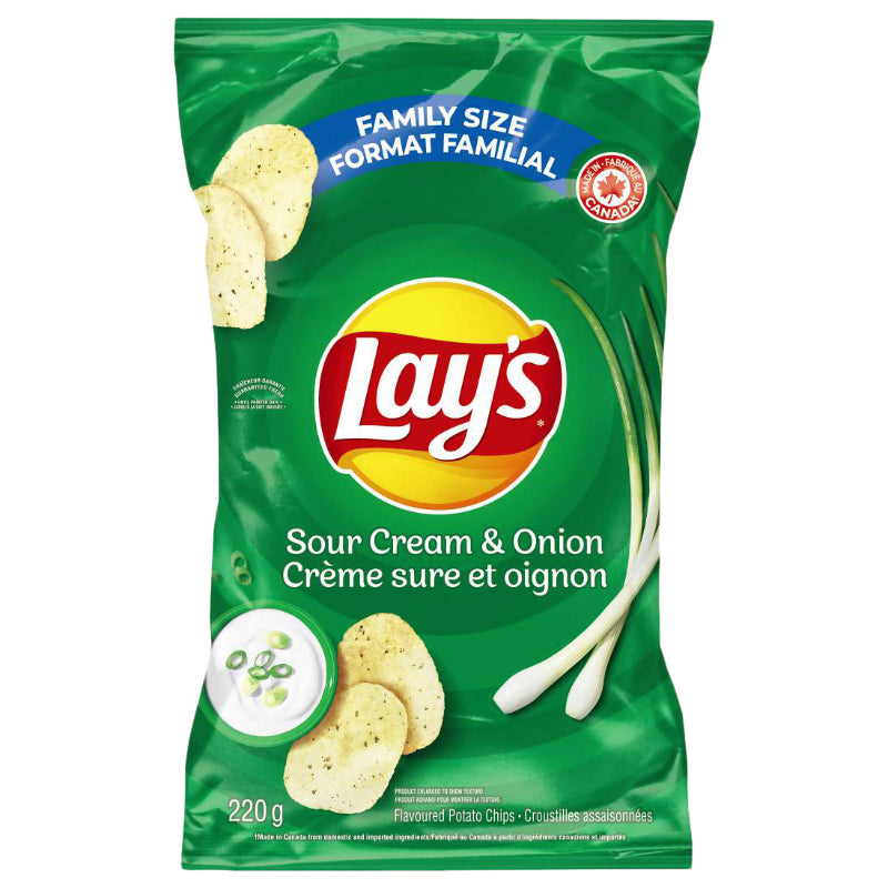 Lays Sour Crm Onion 220 g