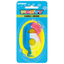 #6  Birthday Candle 1 ea