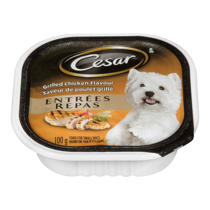 Cesar Grilled Chicken Flavour Small Dog Food, 100 g