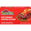 Sunrise Beef Burgers, 500 g, 8 ct