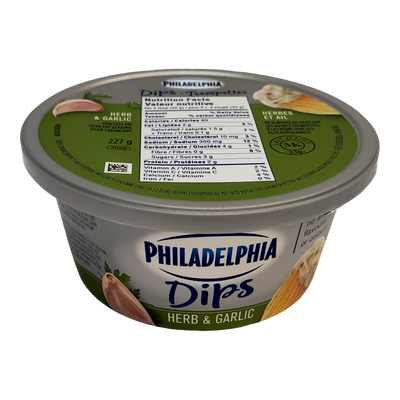 Philadelphia Herb & Garlic Dips, 227 g