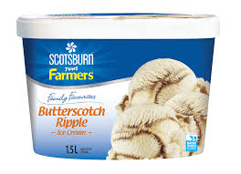 Scotsburn Joins Farmers Butterscotch Ripple Ice Cream, 1.5 l