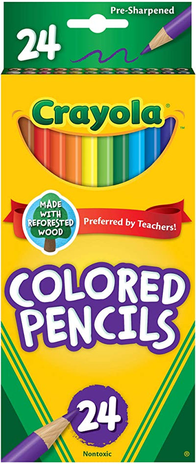 Crayola Colored Pencils, 24 ct