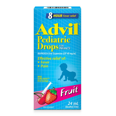 Advil Alcohol Free Fruit Flavor Pediatric Drops, 24 mL