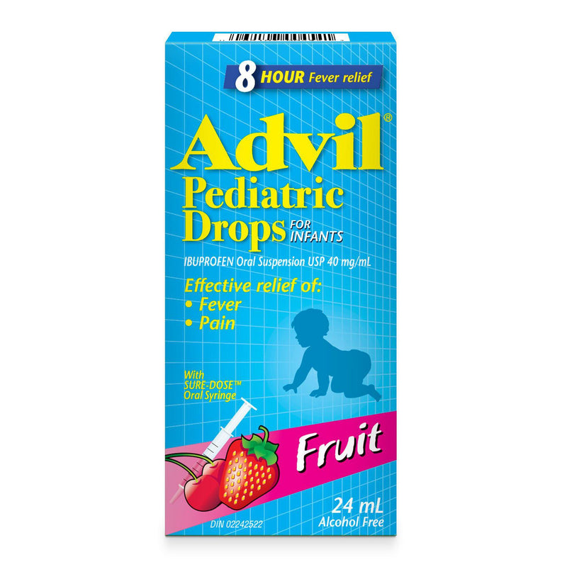 Advil Alcohol Free Fruit Flavor Pediatric Drops, 24 mL