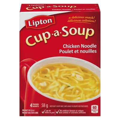 Lipton Cup A Soup Chicken Noodle Instant Soup Mix, 58 g