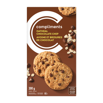 Compliments Oatmeal Chocolate Chip, 300 g