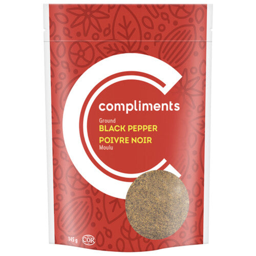 Compliments Ground Black Pepper, 145 g