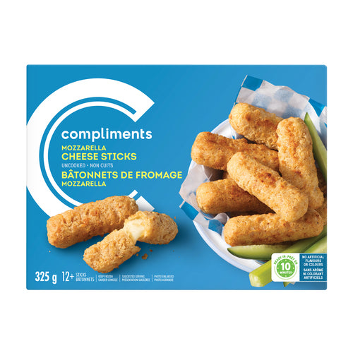 Compliments Mozzarella Sticks, 325 g