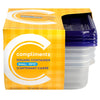 Compliments Small Square Containers, 4 ct