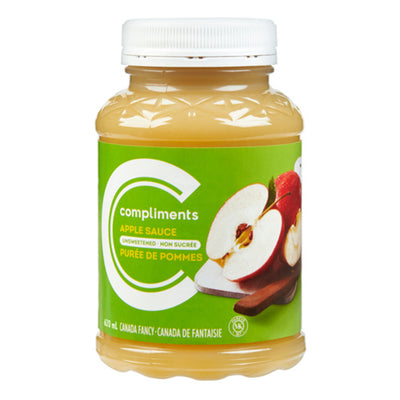 Compliments Apple Sauce, 650 mL