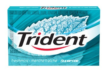 Trident Freshmint14s 1 ea