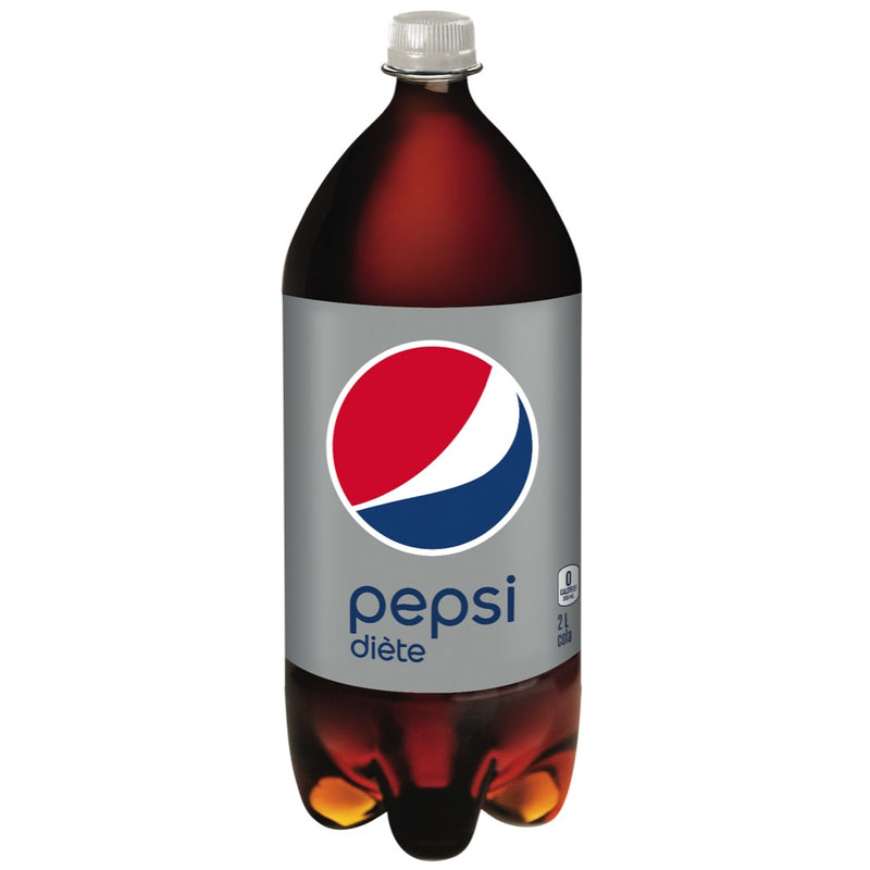 Pepsi Diet Cola Soda, 2 l