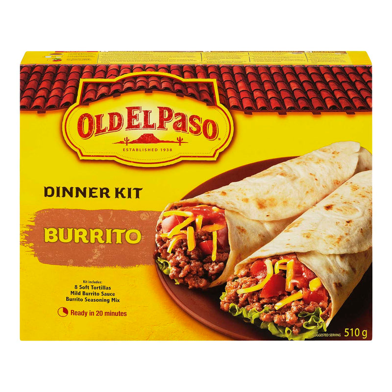 Old El Paso Burrito Dinner Kit, 510 g