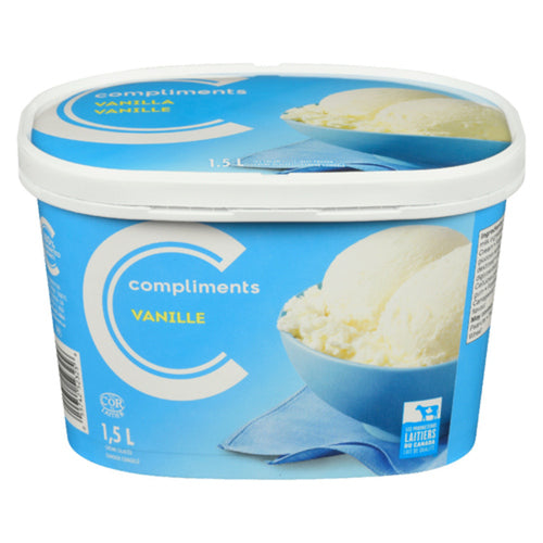 Compliments Vanilla Ice Cream, 1.5 l