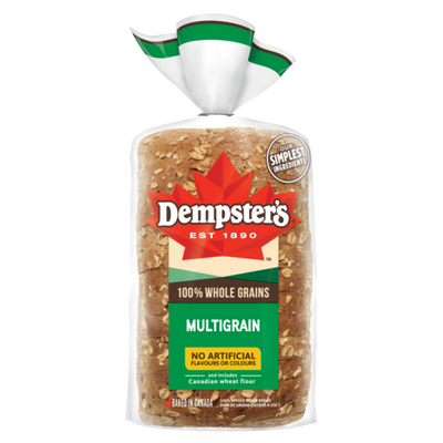 Dempster's 100% Whole Grain Multi Grain with Sunflower & Pumpkin Seeds, 600 g